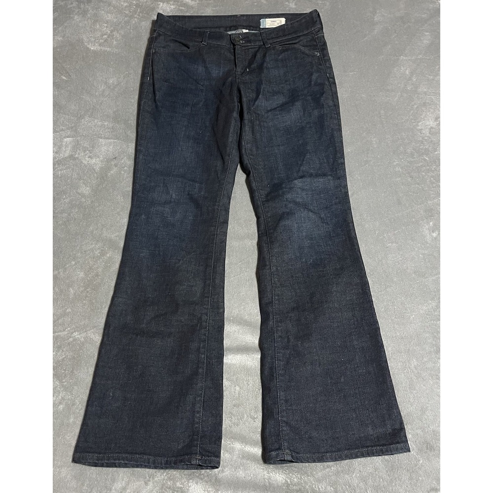 Y2K Gap Jeans Womens 12 Long Bowery Curvy Stretch Mid Rise Bootcut Dark Wash